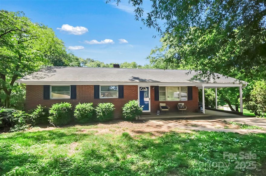 Charming brick ranch on a spacious ¾-acre lot in Mooresboro! This 3-bedroom, 1.5-bath home offers classic comfort with a kitchen featuring an electric cooktop, oven, dishwasher, and adjoining dining area. Enjoy the convenience of a carport and the potential of an unfinished walkout basement—ideal for storage or future expansion. The large backyard includes a storage building and plenty of space to relax or garden. Conveniently located near US Hwy 74 for easy access to nearby amenities. A great opportunity to enjoy country living with room to grow!
