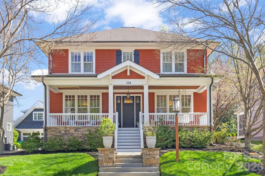 Fabulous home nestled on the most charming cul-de-sac street in Cotswold. This special street is lined with beautiful gas lanterns and sidewalks, and has the feel of a true classic neighborhood. This one of a kind property blends timeless character with modern convenience, showcasing exceptional craftsmanship by Pfahl Custom Builders (2007).
Relax on the inviting rocking chair front porch or entertain with ease in the open floorplan. This home features a spacious great room and a screened porch perfect for year round enjoyment.
The updated kitchen is a true centerpiece, complete with a large eat-in island, a walk in pantry, and adjoining butler’s pantry. Hardwood floors run throughout the home and large moldings add warmth and elegance.
Upstairs, you’ll find four generously sized bedrooms, including a well appointed primary suite, along with three full bathrooms and a convenient upstairs laundry room.
Additional highlights include a dedicated office, formal dining room, and a two car garage.
Perfectly located just minutes from Cotswold Shopping Center, SouthPark, and Uptown, this home offers both charm and unbeatable convenience.  A rare opportunity to own a truly special home in one of Charlotte’s most desirable neighborhoods. Welcome home!