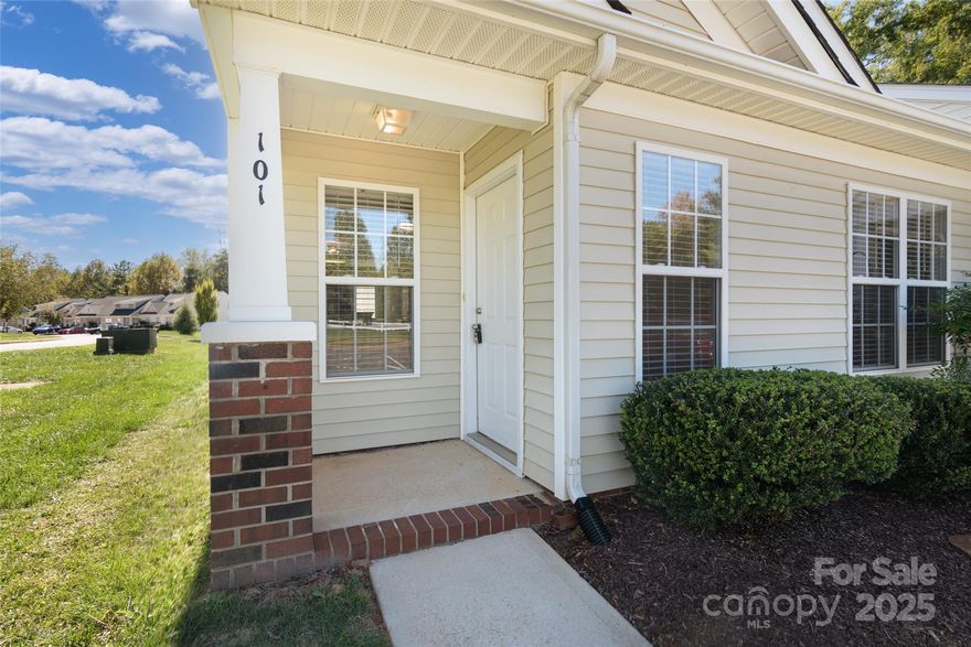 Back on market due to no fault of the seller. Buyers life situation changed. Welcome to this charming 3-bedroom, 2-bathroom townhouse, perfectly designed to offer comfort, convenience, and an abundance of natural light. As you step inside, you'll immediately notice the bright and airy atmosphere, thanks to large windows throughout that flood each room with sunlight. The open-concept creates a spacious flow, ideal for both relaxing and entertaining.

The kitchen is well-appointed with modern appliances and plenty of counter space for meal prep. The three bedrooms provide ample space, and the primary suite includes its own private bath for added privacy and comfort.

Outside, you'll enjoy deck that is perfect for morning coffee or evening relaxation, and the community offers an outdoor pool to enjoy all summer long. Located with easy access to shopping, dining, and schools, this townhouse is a true gem. Just minuets from the newly remodeled Ebenezer boat landing and lake Wylie!