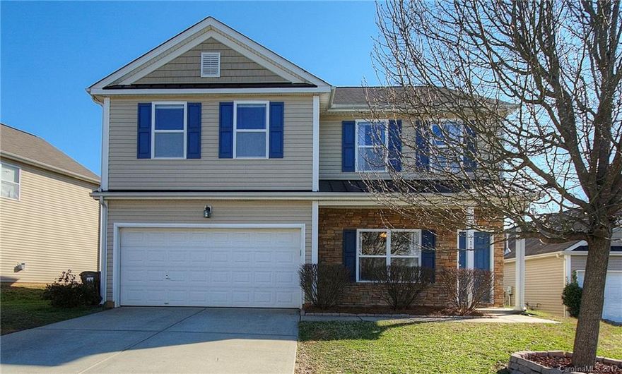 Fabulous 4 Bedroom Home offers Rocking Chair Front Porch, Moldings, Custom Paint, Gleaming Prefinished Hardwoods w/Gas Fireplace. Kitchen features 42" Custom Cabinets accented with Tile Backsplash & Granite Countertops. Generous Master Retreat includes Garden Tub, Separate Shower, Walk-In Closet, and possible Sitting Area. Large Secondary bedrooms. Spacious Backyard with Patio and Playset is perfect for Relaxation and Entertaining. USDA Eligible. Hurry, it won’t last long!