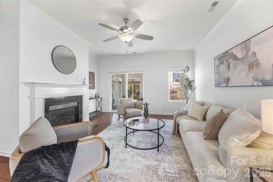 This charming single-story home checks all the boxes—bright, open spaces, fresh updates, and a low-maintenance yard that lets you spend more time enjoying life. With 3 bedrooms, 2 baths, an office, and a flex space, there’s room for everything you need and nothing you don’t. The all-seasons room is the heart of the home—perfect for morning coffee, quiet reading, or gathering with friends. Outside, a manicured lawn offers beauty without the hassle. Nestled in the popular Sutton Mill community, you’ll love being minutes from Fort Mill’s favorite restaurants, shops, and award-winning schools.