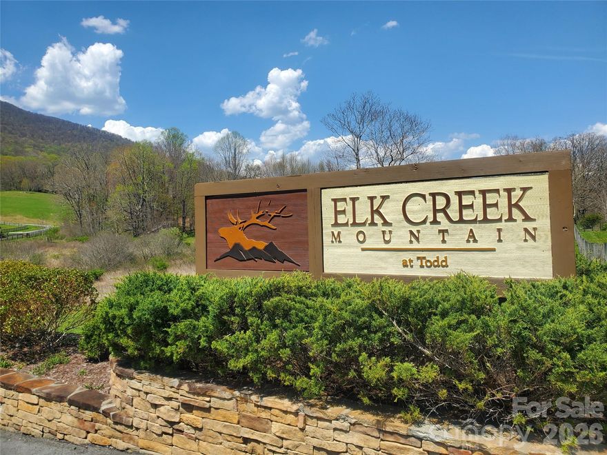 Own a piece of nature in the Mountains, offering a peaceful setting within the Elk Creek Mountain gated community. It includes a lovely pond, picnic pavilion, and access to hiking trails and the river (a few miles away) for residents. Just minutes from the charming town of Todd and conveniently near Boone and West Jefferson for shopping, dining, river tubing, kayaking, trout fishing, and entertainment. Built your own tranquility retreat to escape from it all in peace.