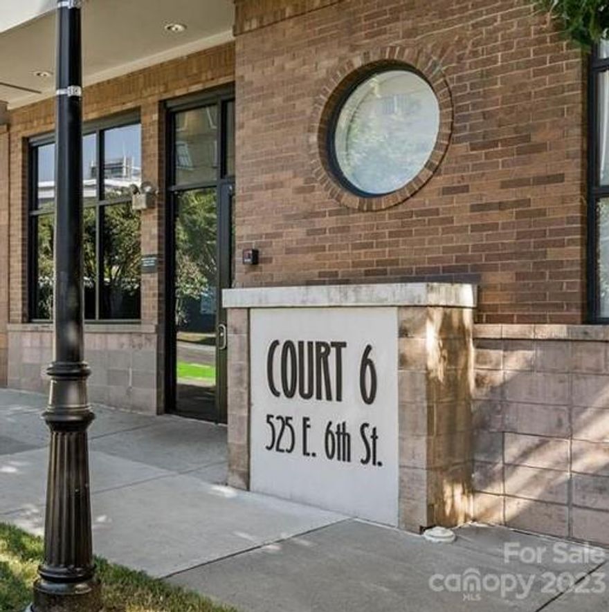 Light and bright condo close to absolutely everything! Tall ceilings, floor to ceiling windows and balcony overlook courtyard. Open kitchen with granite counters, modern backsplash and stainless appliances. Nice desk area and open shelving. Hardwood floors, large bathroom and closet and in-unit washer/dryer.