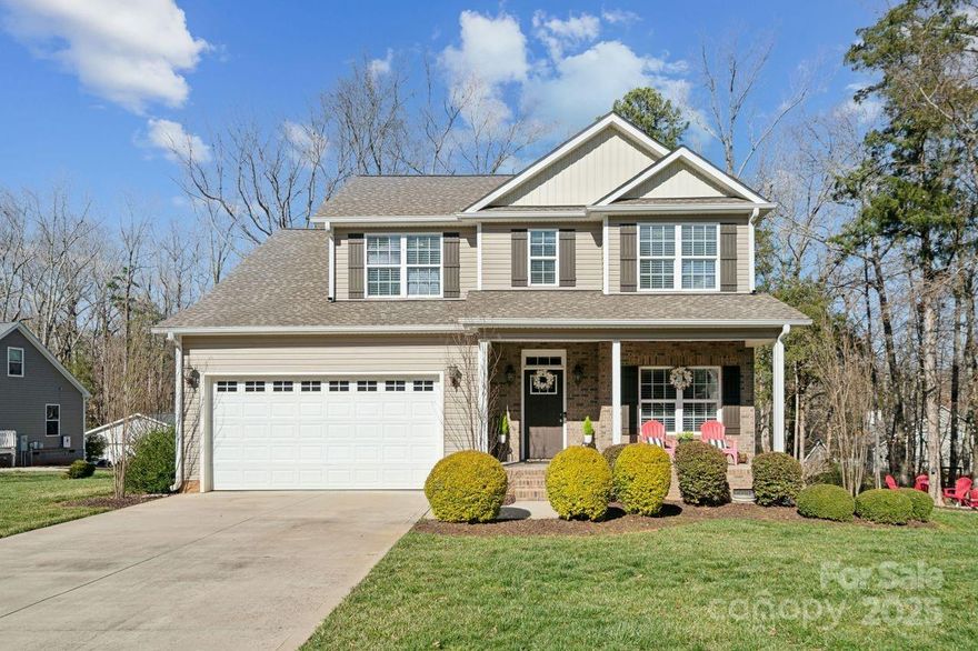 Nestled in the heart of Rock Hill, this like new beautiful home offers an open floor plan designed for comfort and style. Situated on a large 1+ acre wooded lot, enjoy privacy and tranquility while being just minutes from shopping, dining and charming Main Street/Downtown Rock Hill!

Step inside to engineered hardwood floors throughout the main level, featuring an office with custom built-ins, spacious living room and primary suite on the main floor for ultimate convenience. The eat in kitchen is a chef’s dream, boasting stainless steel appliances, granite countertops, and a large island, perfect for entertaining.

Upstairs, you’ll find two generously sized secondary bedrooms, a full bath, and a versatile loft space—ideal for an office or media area. Outside, relax on the front porch, unwind on the oversized back deck, or gather around the firepit to enjoy the peaceful surroundings.

Don’t miss this rare opportunity to own a home with space, style, and an unbeatable location!
