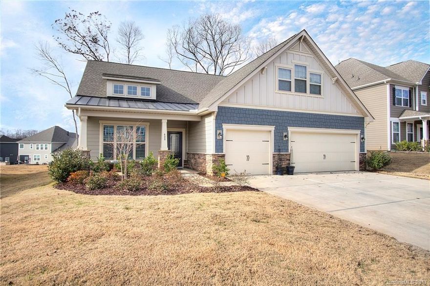 Seller is Real Estate Agent. Lennar's Hartford plan (largest ranch).  Spectacular seller upgrades after closing ($40k) to include removing carpet and adding hardwoods in all bedrooms & living areas, lighting, moldings, ceiling fans, paint throughout, stone surround at interior fireplace, irrigation system, professional landscaping, closet system in master & laundry. Office which could be formal living room. Exterior fireplace & outdoor grill.  Covered patio for enjoying outdoor dining. Move in