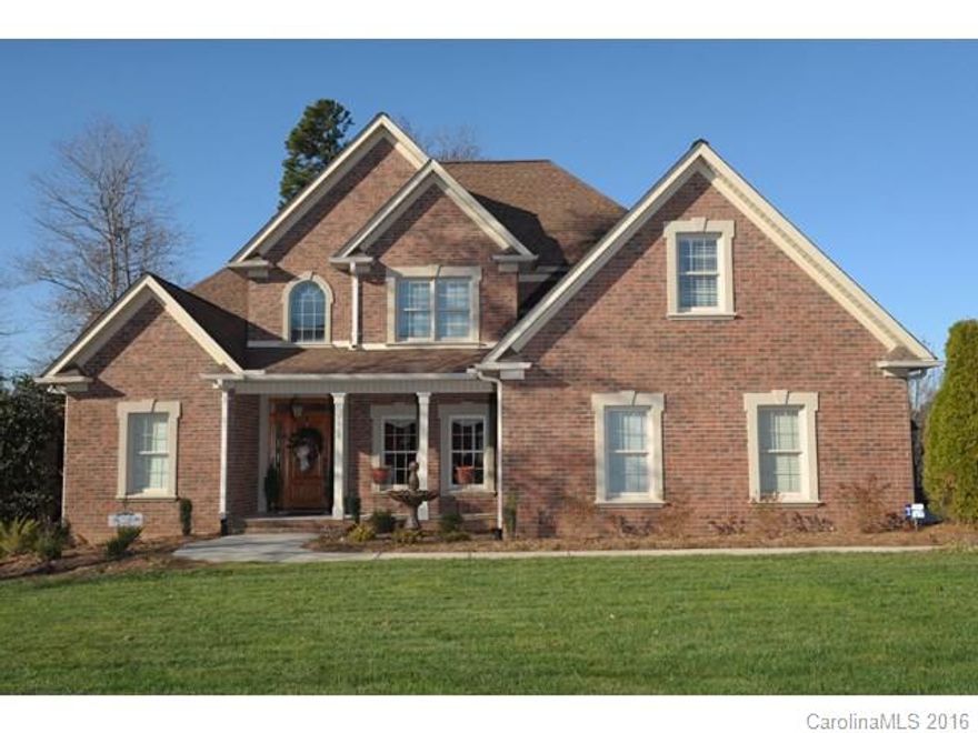 Custom built home overlooking beautiful community pond. Four bedrooms with master on main level, wood floors, tile kitchen and bath. Tankless water heater. Home also has basement with superior walls that has been plumbed and electrical already there for easy finish. Great potental for more room.