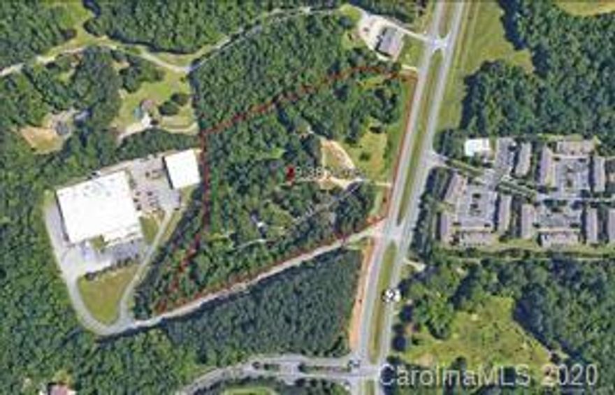 9.38 Acres are zoned GB Commercial Use balance is residential 
Zoned - New GB General Business Zoning 
602’ Frontage x 829” x 322‘ x 406” x 817’
Parcel ID#: 0008-00-067.67
The Property has excellent Hwy 521 front-age. 
Present address is 142 McMann Dr on record being changed to Charlotte Hwy