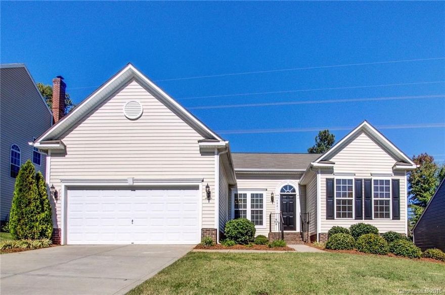 MOVE IN READY home with all new paint and carpet.  Ranch home with split bedroom plan. With an acceptable offer, seller will consider $1500 towards closing costs for shrubs/yard work in rear of home. Great location, close to shopping and easy commute to Gastonia, Rock Hill or Charlotte.