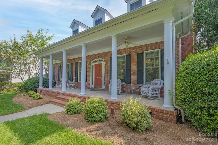 Beautiful Full Brick home in the heart of Baxter, Fort Mill. This four bedroom, three bath home has the primary suite on the main floor, large family room to an open kitchen, perfect for family gatherings and entertaining. The back yard boasts a covered patio, beautiful trees and landscaping with a three car garage equipped with a work shop for the complete man cave . This community is top notch with so many amenities including tennis courts, a club house, and a pool. Baxter is the perfect location in Fort Mill for shopping, restaurants, parks all within walking distance. A must see if you're considering calling Fort Mill your forever home.  A flooring credit of 2,000 will be offered to the buyer