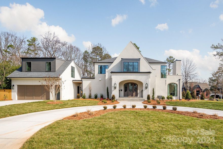 Positioned on a private, corner lot, this luxury duet stands as a testament to refined living in the heart of the Cotswold neighborhood. The exterior of this home captivates you with its striking design, showcasing the enduring beauty of durable stucco building material. Dual primary suites offer convenience on both main and upper levels, while the vaulted-ceiling bonus room provides an impressive entertainment space. An outdoor terrace with a stunning fireplace is situated outside of the bonus room, looking out over the quiet neighborhood. What sets this duet apart is the 2nd Living Space above the detached garage. It offers a full bathroom, kitchenette, and private balcony. Enjoy multiple fireplaces throughout in the Primary bedroom on the main, covered porch, and 2nd floor terrace. The home is equipped with Control-4 automation, seamlessly integrating modern convenience into your daily life. NO HOA!!!