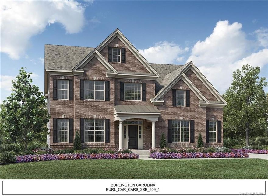 Beautiful executive home with large first floor master suite includes walk-in closet with valet table and over-sized shower with bench. Luxurious kitchen with center island opens to family room with study and dining room.  Second floor features three bedrooms and expansive playroom.