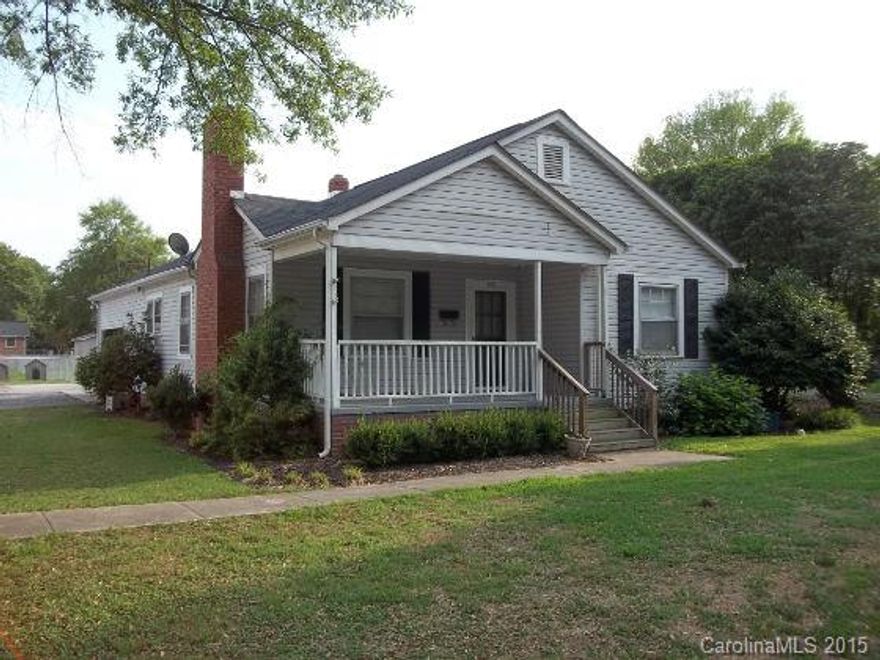 See yourself in this charming home located in the heart of Clover.  This home has gorgeous hardwood floors, wood burning fireplace with gas logs insert, large bedrooms and family room!   No need to worry about appliances, this one comes with a range, dishwasher, refrigerator, washer and dryer!   Imagine entertaining in the large backyard or playing with your four legged fur babies in the fenced in area.   Home has so much character and charm you will be glad you did not miss this one!