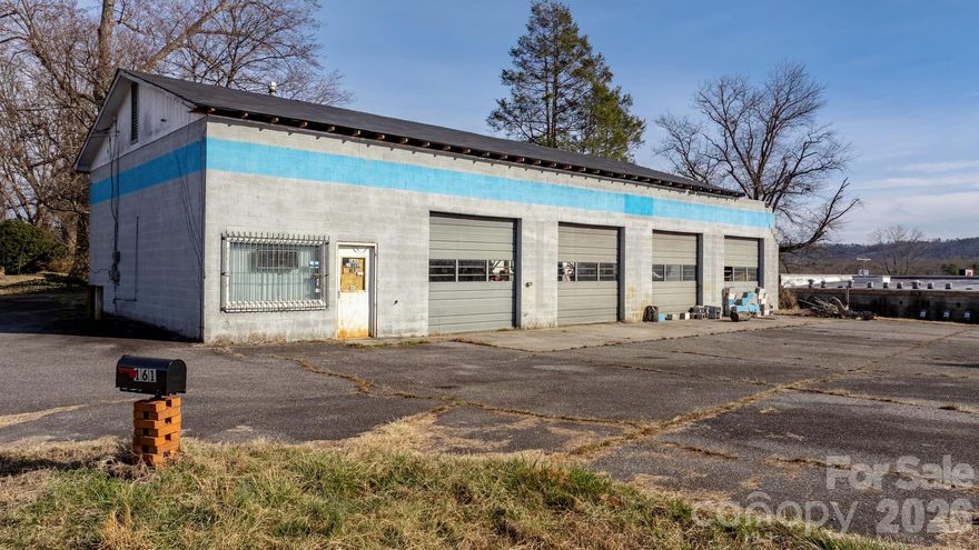 Commercial property located in Valdese offering approximately 0.29 acres with an existing building on site. Zoned for commercial use (buyer to verify permitted uses). The structure sustained significant damage when a tree fell during a hurricane and is severely damaged. Property is being sold as-is. City water and sewer available. Buyer to verify zoning, condition, utilities, and intended use.