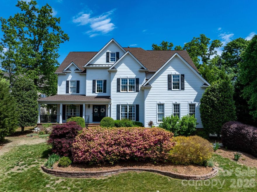 Stunning three-story, 6-bedroom, 6-bathroom, 5,091-square-foot home nestled in Waxhaw’s highly coveted Lawson community. Filled with natural light from impressive floor-to-ceiling windows and dual staircases, this home offers an easy, comfortable flow and thoughtfully designed spaces perfect for everyday living and entertaining. A spacious third floor with brand-new carpet provides endless possibilities—extra bedrooms, a playroom, media space, home gym, or creative studio. At the heart of the home, the gourmet kitchen showcases double wall ovens, quartz countertops, a pantry, a gas cooktop, and an elegant island, opening seamlessly to a beautiful sunroom and a spacious family room anchored by a cozy gas fireplace. A first-floor office or guest suite with a private en suite bath offers flexibility for working from home or hosting in style. A formal living room, dining room and powder room complete the main level. The luxurious owner’s suite on the second floor is a true sanctuary, boasting a private sitting area with a gas fireplace framed by custom built-ins, dual walk-in closets, and a spa-inspired bath. Each additional secondary bedroom is generously sized, complete with its own en suite bath and ample closet space. Outdoors, experience Carolina living at its finest on the expansive screened-in porch with composite decking and metal roof overlooking a resort-style, heated saltwater pool and spa. Finished with custom Pebble Tech and surrounded by elegant travertine decking, this backyard oasis is perfect for year-round relaxation and entertaining. Lawson residents enjoy 3 community pools, water slides, clubhouse, fitness centers, tennis and pickleball courts, miles of scenic walking trails and top rated schools!