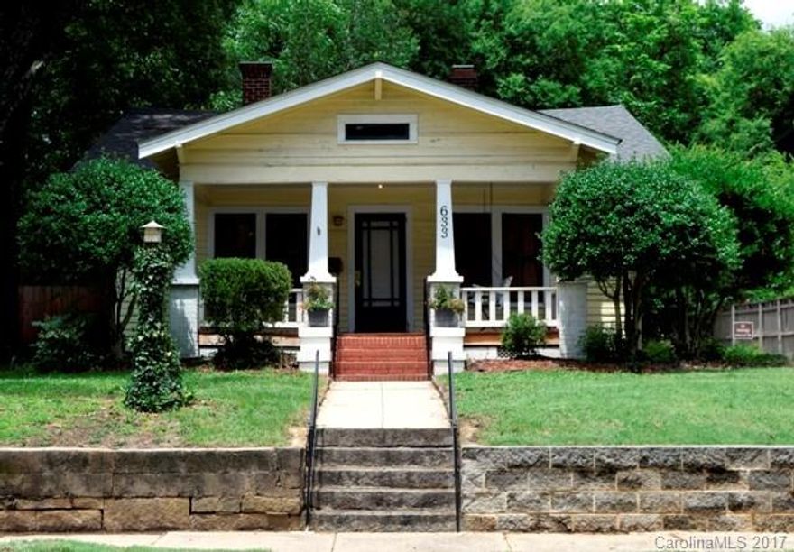 So much character and charm in this home!  Brand new gate and fencing in back yard. Awesome rocking chair front porch to enjoy those cool mornings.  Spacious kitchen with butler's pantry.  Office space has wonderful natural light.