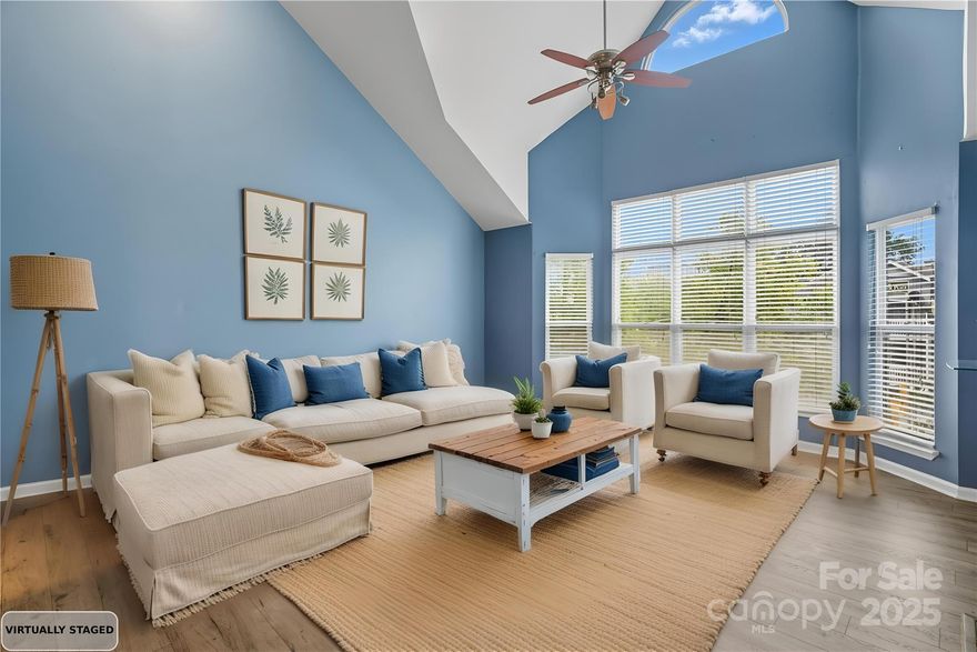 Come home to the heart of Uptown! Discover this spacious and updated 2-bedroom, 2-bath condo in Charlotte's desirable Fourth Ward neighborhood. Enjoy the best of city living - walk to Panthers, Knights, Charlotte FC, and Hornets games. Also, concerts, restaurants, shopping, museums, and more. Inside, you'll find stainless steel appliances, granite countertops, soaring ceilings, and beautiful city views from the great room. The community offers fantastic amenities, including a saltwater pool, fitness, and clubhouse. Unit comes one deeded covered parking space and a 2nd covered space for your use. Priced to sell, this is an incredible opportunity to live or invest in one of Uptown's most vibrant areas. Note: There is a 20% rental cap, and there is currently a waiting list.