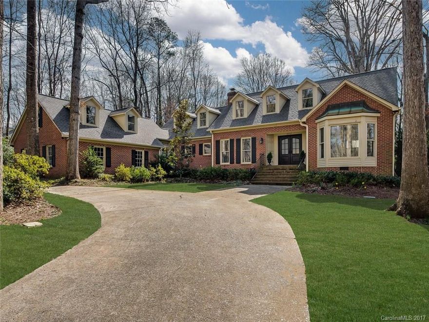 Gorgeous custom home on a beautiful, private, wooded, acre lot in Providence Plantation.   Large kitchen with solid surface countertops.  All 5 BAs have been updated.  Beautiful foyer w/custom front door & brick paver floor.  Large formal rooms, Master and guest BR on main, 3 BRs up with a bonus room.  Additional bonus over garage (353 finished but no included in HLA); screened porch overlooking in-ground pool and huge private back yard.