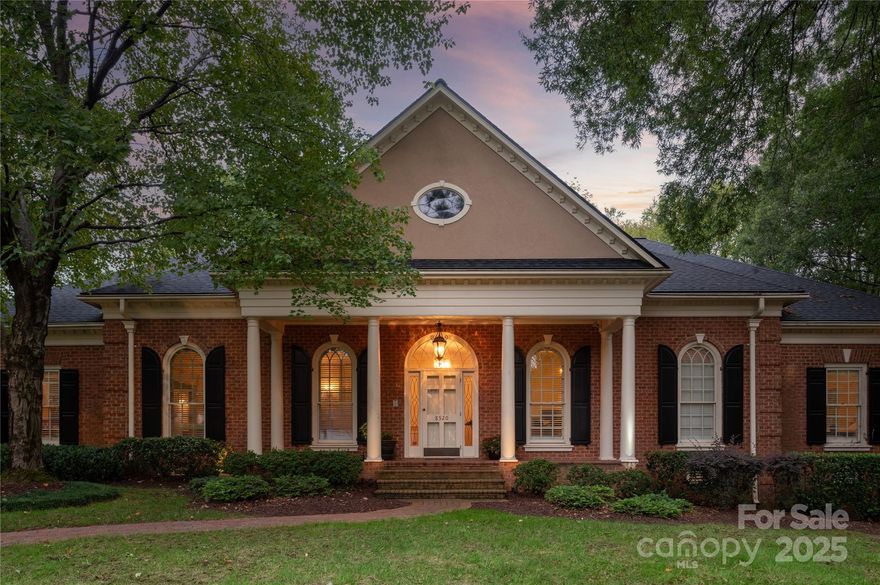 Nestled at the end of a cul de sac in prestigious Quail Hollow, this 6-Bed, 4.2-Bath home offers 5,579 sqft of classic elegance. The all-brick, 2-story residence features formal and informal spaces, a spacious 4-car garage (2 attached/2 detached), high ceilings w/intricate moldings, newly refinished hardwood floors, plantation shutters, and 3 fireplaces. The main-level Primary Suite includes his/hers Baths and Closets, a cozy Fireplace, and access to an incredible Screened-in Porch overlooking a private Backyard with pool potential. The versatile floor plan includes 2 Secondary Beds downstairs, 2 upstairs, a tucked-away rec room, and a guest/in-law suite for privacy. The gourmet Kitchen features a Dacor 6-burner range, Bosch dishwasher, GE refrigerator, walk-in pantry, inset cabinets and more!. Other highlights include a rustic bar room, 2yr old roof, newer HVAC units, whole-house Generator, & tankless water heater. Don’t miss this incredible opportunity to live minutes fm South Park!