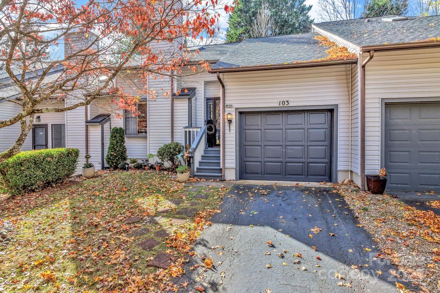 Recently reduced price for this renovated townhome in the attractive Cimarron community, adjacent to Biltmore Village.
Owner is relocating and can vacate within 30 days +/-  

Step inside to a bright, open living area featuring a cozy gas log fireplace—perfect for relaxing evenings. The renovated kitchen includes modern finishes, ample cabinetry, and flows seamlessly into the dining area with access to the private back patio. Both bedrooms are spacious and filled with natural light, with a fully updated bathroom conveniently located between them.

Residents of Cimarron enjoy access to a seasonal outdoor pool, clubhouse, and well-maintained grounds. Whether you’re a first-time buyer, downsizing, or looking for a solid investment in a convenient location, 103 Cimarron Drive checks all the boxes.