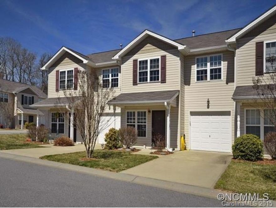 Great location! Biltmore Park is on the next exit. Airport,restaurants, and shopping are less than 5minutes away. Downtown Asheville is a 15 minute drive. Natural gas fireplace, furnace and waterheater. Includes all appliances. One car garage. Buyers can enjoy the convenience of Asheville andBiltmore Park without Buncombe County taxes.