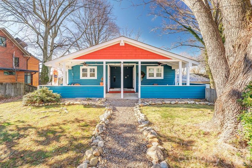 Location! Location! Location! Incredible opportunity to purchase a side-by-side duplex in Central Asheville. Invest in this stellar location...live in one unit and lease the other. Need a multi-generation living situation all on ONE LEVEL? You found it! Looking for a project and want to remodel into a single family home...the opportunities are endless. 
Walking distance to downtown, Chestnut & Charlotte St. shopping & dining corridor. 2 blocks to Liberty St Cafe, Asheville Yoga & Trader Joe's. Only minutes to Greenways, UNCA Botanical Gardens & the Grove Park Inn. Completely remodeled in 2013 with many recent updates. It really doesn't get any better!
Move-in ready and impeccably maintained w/ long-term tenants in place - on month-to-month leases. 
Each unit offers 2 beds/1 bath, vaulted ceilings, an open floor plan, hardwood floors & a spacious feel with a covered front patio. Spacious eat-in kitchen with wood cabinets, granite counters, vented microwave, new stack washer/dryer in 2024.Huge basement for storage with tall ceilings, off-street parking, level yard, and winter mountain views. New Roof, exterior paint in 2020. A must see! Also listed as Residential MLS# 4336903