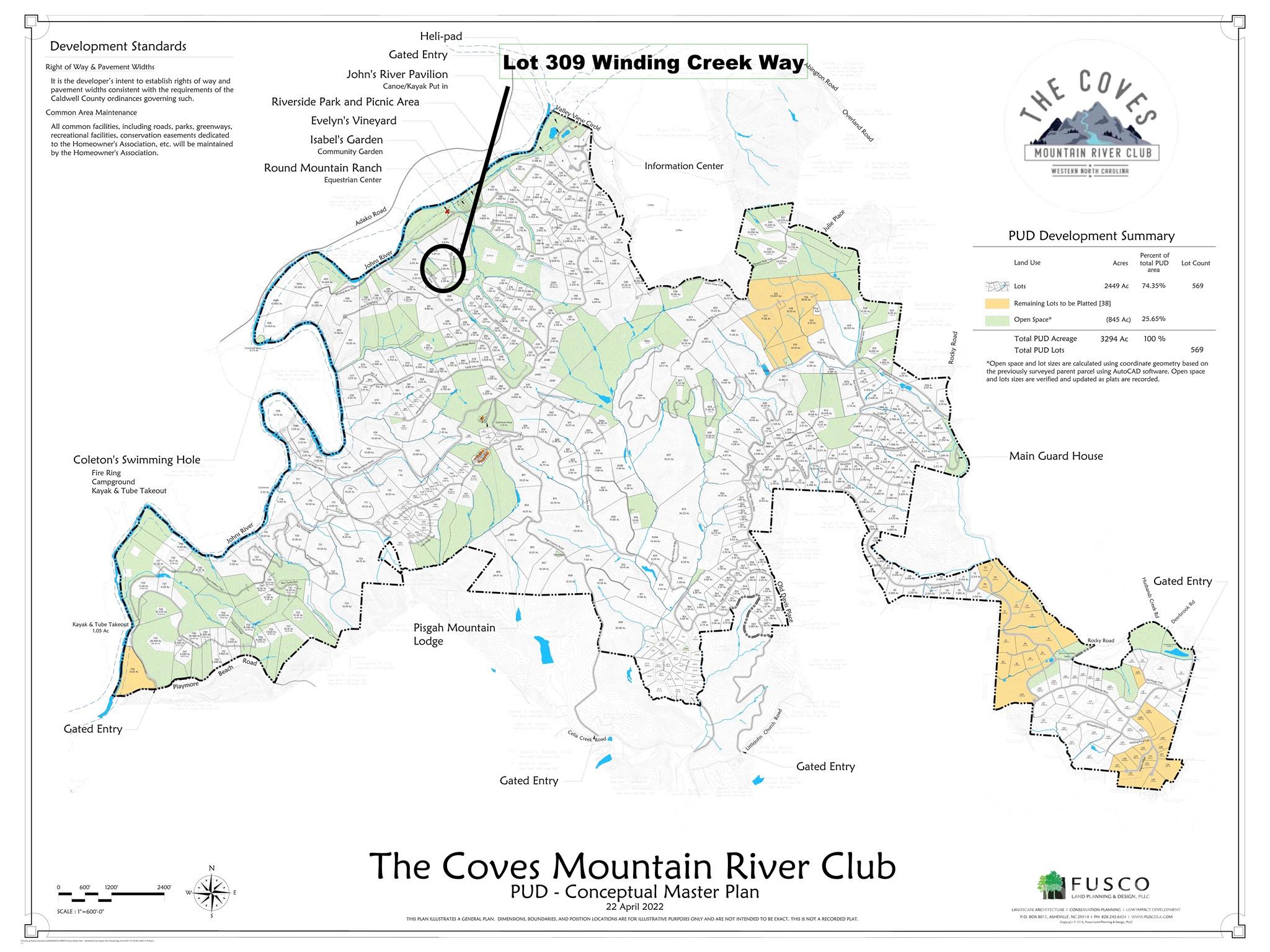 The Coves Mountain River Club - Land