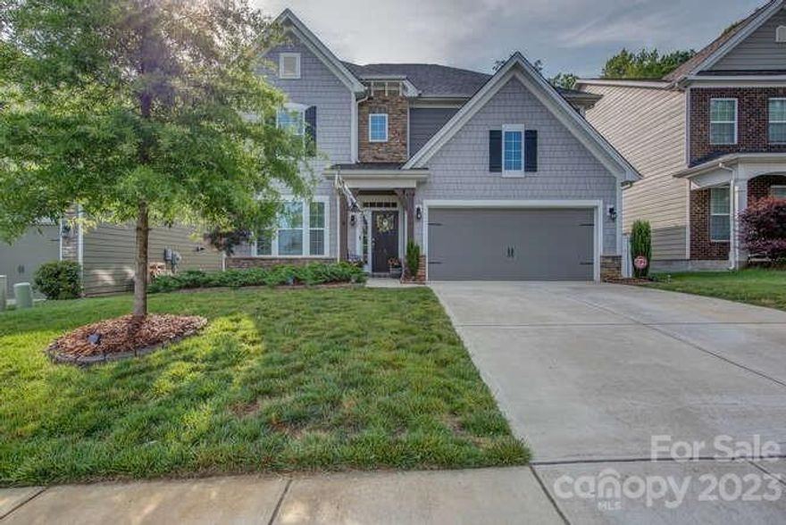 Beautiful Home! Great floor plan including 4BR's, 3Full Bath, Huge Open Kitchen, Granite Counters, Center Island, an abundance of cabinets, Lg. butler's pantry leading to the dining room. Hardwoods throughout the main level, heavy moldings, Guest Bedroom on main, home features  large primary suite w/Lg. private bath, granite top vanities, and tile flooring. spacious loft, Lg. double garage, lovely patio, fenced back yard. Convenient to shopping, restaurants, lake, and so much more.