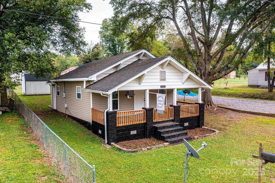 This 2 bedroom, 1 bath home has been thoughtfully updated inside and out. Improvements include new flooring, counters, cabinets, drywall, insulation, flat ceilings, windows, and siding. Per seller, the roof was replaced just prior to their purchase in 2014, and the HVAC was installed in 2015. Utility room is not counted in HLA as it does not have a heat register. A storage building will also remain with the property. Move-in ready and packed with updates, this home is a great opportunity in Valdese!