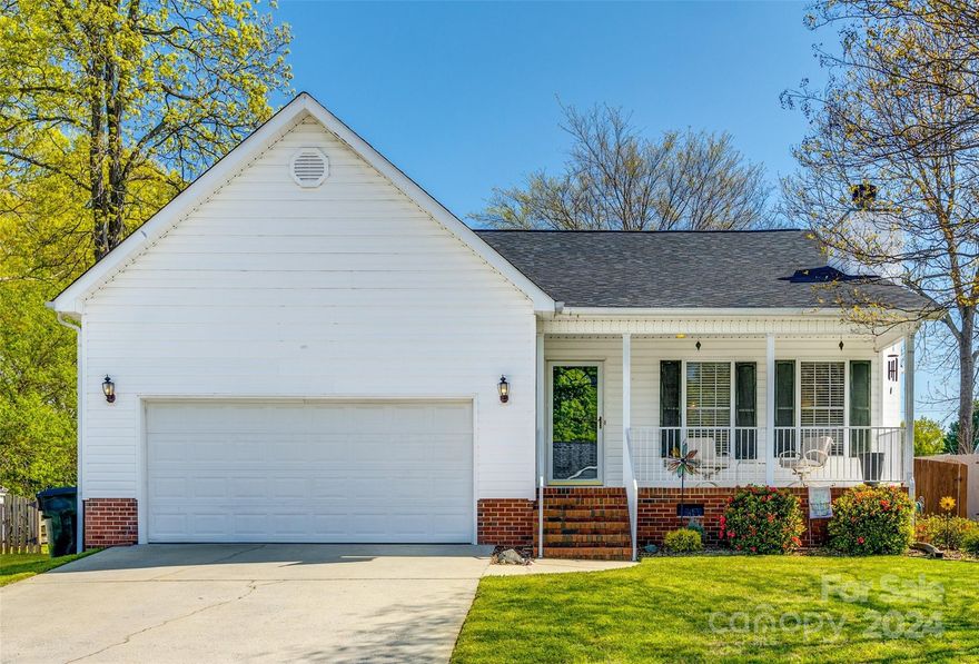 Welcome home! This beautiful single story home with attached 2 car garage is conveniently located close to everything Rock Hill has to offer! It is also just a short drive to Baxter Village, Riverwalk, booming downtown Rock Hill and close to the interstate to drive up to Charlotte at your convenience. An incredible amount of beautiful updates have been made including new LVP and tile flooring installed throughout the home. Freshly painted the entire home. New light fixtures throughout. New stove. New door from garage entry as well as new doors for the laundry. Roof 2020. HVAC 2017. Relax on the deck with a new hardtop gazebo pergola with retractable screens to make it an added living space anytime of year! Plenty of space in the large, level backyard with mature trees as well as newly planted trees along the privacy fence line. Move in just in time to start gardening in the raised bed and enjoy watching the sunset from your rocking chair front porch! Welcome home!