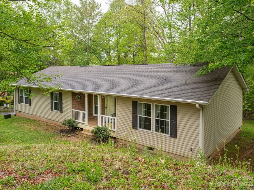 Welcome to this single level living home located in serene Black Mountain.  As you walk into the home, you will be greeted by a freshly painted living room that exudes a bright and welcoming atmosphere. The single-level living design of the home will ensure your comfort and convenience. You will be impressed with the spacious bedrooms and the functional layout of this one-owner home. The carport provides ample parking space for your vehicle and additional storage. Only minutes to downtown Black Mountain.