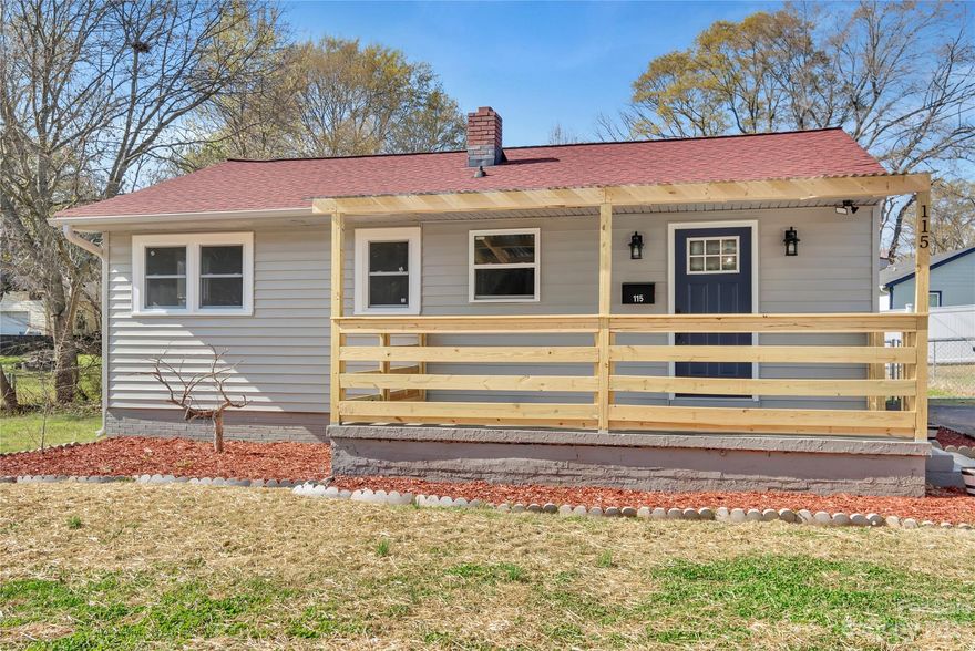 This beautifully renovated three bedroom, one bathroom home has undergone a complete transformation inside and out, providing you with a move-in ready living space that exudes modern elegance. Step inside and be immediately captivated by the stunning new kitchen. With plenty of custom cabinets, stainless steel appliances, and gorgeous stone countertops, this space is sure to please any home chef. The bathroom has been fully renovated, featuring modern fixtures and shower/tub combo. This home has a fully fenced-in yard, providing a private oasis for outdoor activities and relaxation. Multiple outbuildings offer additional storage or workshop space, and the covered front porch is perfect for sipping morning coffee or enjoying a book on a lazy afternoon. Don't miss your opportunity to own this renovated home in Belmont your forever home!