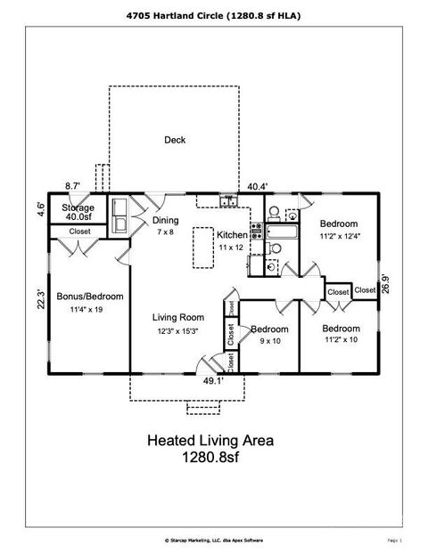 Photo of 4705 Hartland Circle, Charlotte, NC 28205 (MLS # 4380331)