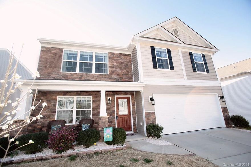 Make your move just in time for summer break and come live in the sought after community of Reid Pointe!!  Guest bedroom/office with full bath on the main floor.  Oversized master retreat with a closet fit for a queen.  Additional kitchen cabinetry and countertop added giving ample cooking and storage space.  Back patio extension great for entertaining!  Fenced yard. Sand box!  New roof (July '14).  Low Lancaster taxes.  Indian Land schools.  USDA - 100% Financing.