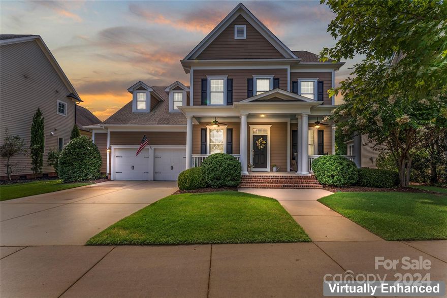 Welcome home to this gorgeous 4 bedroom, 3 1/2 bath home that has been impeccably maintained and is in pristine condition! The award-winning Walling floorpan by David Weekley Green Homes, in the most sought after area of the neighborhood, Cluster 23!  Featuring a gourmet kitchen w/elite level granite, customer tumbled stone backsplash, & oversized island. Site-finished oak hardwoods and custom millwork throughout. Private Owner’s Retreat on main floor, w/Roman Shower & custom tile!  Upstairs you’ll find 3 Bedrooms and 2 Full baths, including one Jack and Jill bath - PLUS an oversized Bonus Room. Lots of upgrades including water filtration, irrigation, tankless water heater, automatic shades and more!
Private screened porch, hot tub, and wooded homesite backed to nature trails that lead all the way to the Catawba River!. Experience Baxter, w/Top-Rated Elementary School, Shops & Restaurants, Miles of Walking & Biking Trails, Pools & Tennis; only minutes from I77!  Low York County Taxes!