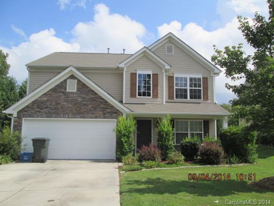 Lots of house with 5 bedrooms.  One bedroom is on the main floor.  Open floor plan.