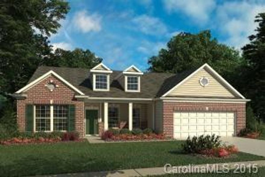 Large Homesite - Lake View - No HOA Fees! Very popular ranch plan with loft/bed/bath upstairs including granite counter tops, stainless steel appliances, hardwood and ceramic tile flooring, garden tub w/separate shower and so much more.  Currently under construction on a 1+acre homesite in Troutman's hottest selling area.  Builder paid closing cost and below market interest rates using one of preferred lenders!