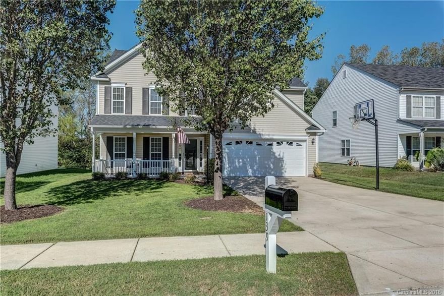 WOW!! This beautiful 4 bd/2.5 bath home is like new and features upgrades galore! New granite & backsplash w/ SS appliances in the kitchen.  2 walk-in closets in Master plus walk-ins in 2 other bedrooms.  New flooring on 1st floor; new A/C 2016 w/10 yr warranty; freshly painted; new door hardware throughout; new roof 2012; home backs up to pasture; located in sought after MGSD;10x8 wired shed; security system paid through 11/17; termite bond through 12/17. Owner is a Realtor in NC/SC.