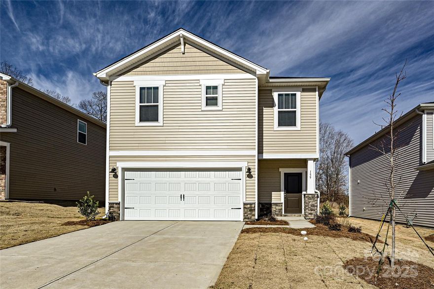 Brand new, energy-efficient home available Now! Prep dinner at the kitchen island while catching up with family in the open-concept living area. Upstairs, the loft makes an ideal play or media room. Across the hall, a spacious walk-in closet and dual-sink ensuite bath complement the primary suite. Located in the charming town of York, SC, you'll find a series of two-story, three- to five-bedroom homes with onsite amenities including a playground and walking trails. York has an abundance of activities for every lifestyle including shopping, dining, parks, and greenways. Check out the area today and find out how you can call Monterey Park home.  Each of our homes is built with innovative, energy-efficient features designed to help you enjoy more savings, better health, real comfort and peace of mind.