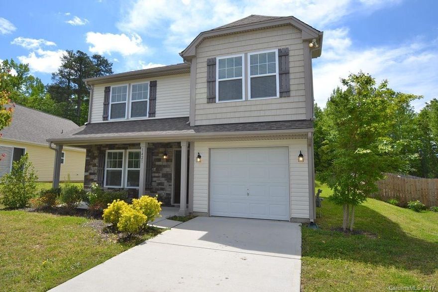 Cozy, 2 story home with covered front porch. Open floor plan with lg living room and bright, airy sun room. Spacious kitchen, with granite, island and tons of storage and counter space.  All bedrooms up, lg master with walk in closet. Sm bonus area at top of steps. Providing both excellent quality and value, this professionally managed and maintained home is available to lease today! *NC2C0595