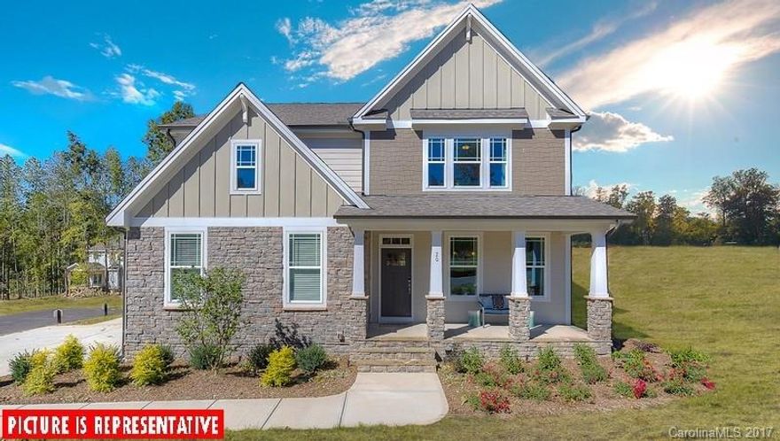 Hampshire "C" floorplan on flat deep lot. Large open Kitchen will have Antique White Cabinets, Granite Countertop, Island with brkft bar and stainless appliances. Hardwoods thru out first floor except bedroom 2 and full bath. Large Rec Room on 2nd floor. Owners Suite has sitting area and his and hers vanities in bath. Buyer Incentives on all Inventory!!!