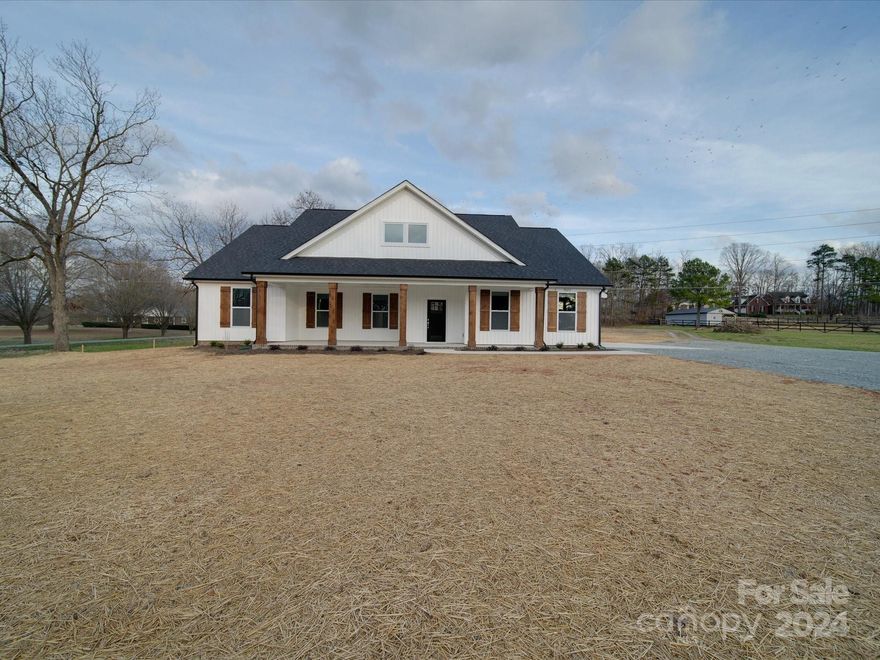 Photos are representational only. This beautiful home on 10 acres is what you've been waiting for!  With 3 bedrooms, 2 bathrooms, and bonus room this floor plan checks all of your boxes. Home comes standard with color plus fiber cement siding and cedar accents. Inside standard features include tile backsplash, soft close cabinets, tile shower in primary bath, LVP in main living and wet areas, craftsman style doors, and granite throughout. Builder offers additional upgrades including fireplace, coffered ceiling and more! Buyer to choose all exterior and interior finishes before construction starts. $3000 SELLER CREDIT when you use the builders approved lender and builder carries construction loan! This property is just 2 miles from HWY 74 with easy access to the Monroe Bypass.