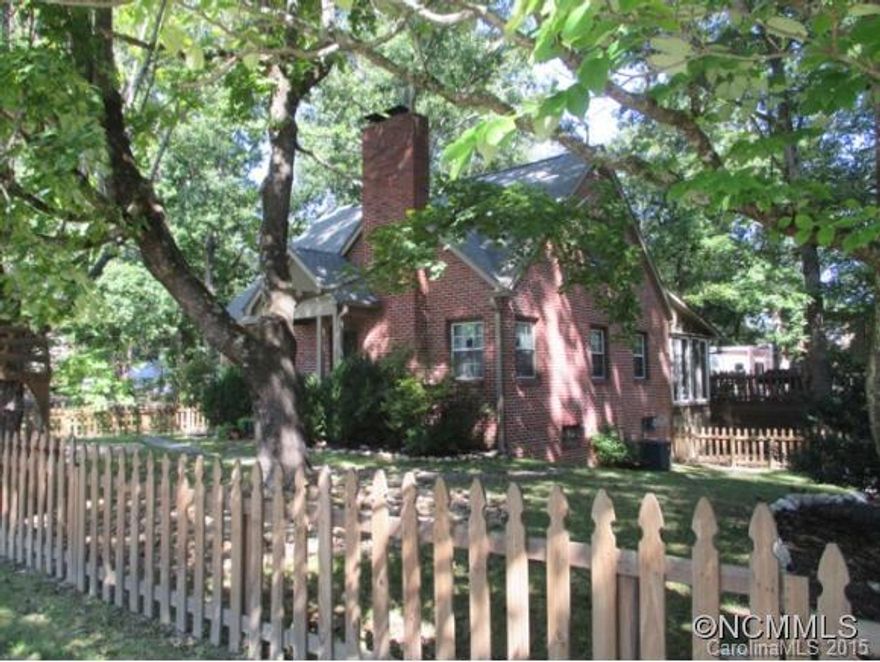 Rare Black mountain jewel within walking distance to town location. Newly renovated 1949 brick  bungalow. Gleaming wood floors, wood burning fireplace, lots of light, updated kitchen and GREAT location!New workshop space in rear of property.