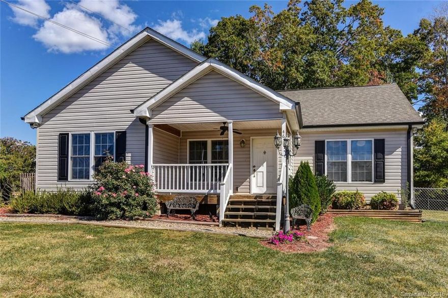 Located in convenient + desirable Glen Arden school district, near everything south Asheville has to offer! Open floor plan w/cathedral ceilings and woodburning FP in great room. Large master suite w/walk-in closet opens to back deck, overlooking the private, fenced back yard. Awesome + bright kitchen w/tons of cabinets, counter space and pantry. Charming covered porch and deck for entertaining. Lots of storage, including a large attic.