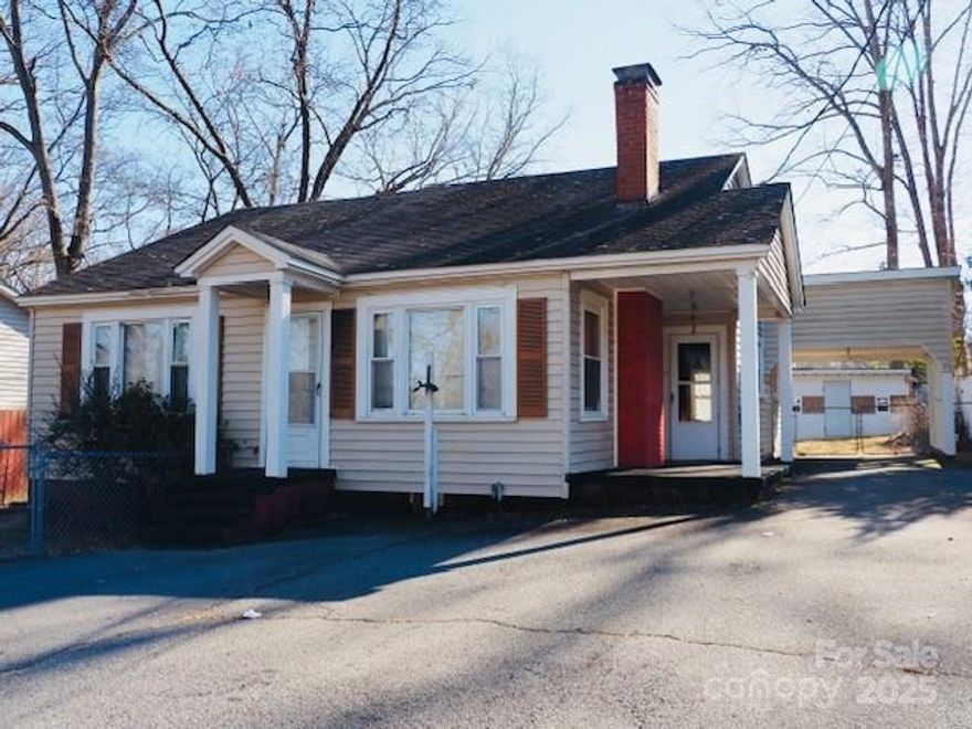 This 2-bedroom, 1-bath home is a great opportunity for investors or buyers looking for a fixer-upper. In need of repairs and updates, it has excellent potential as a fix-and-flip or a long-term rental. The home features a covered side porch, as well as a covered carport for convenient parking. In the backyard, there’s an additional metal carport and two small storage buildings, offering plenty of extra space. Located with easy access to major highways and the interstate, this property is full of potential. Don’t miss out on this promising project!