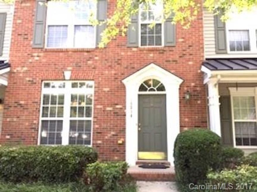 BACK ON MARKET!  AVAILABLE NOW. Great location in beautiful Blakeney Greens, walkable to Blakeney as well as directly across from Pool and steps from Greenway. Beautiful Townhouse with 2 large bedrooms and 2 1/2 baths. New Hardwood Flooring Main Level. New Carpet. Includes refrigerator, microwave, dishwasher, washer & dryer. Park in rear carport. Storage Room off patio. Immaculate. Owner is landlord: No management companies to deal with; Landlord is responsive to repairs and requests.