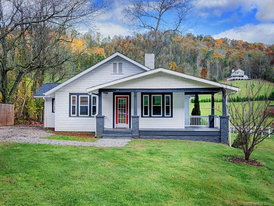 Adorable bungalow in convenient Candler location. Great covered porch and level yard with a great view. Excellent starter home or rental investment. Galley kitchen and formal dining room. Quiet with easy parkway access. Great opportunity to own a nice home for less than $200K.