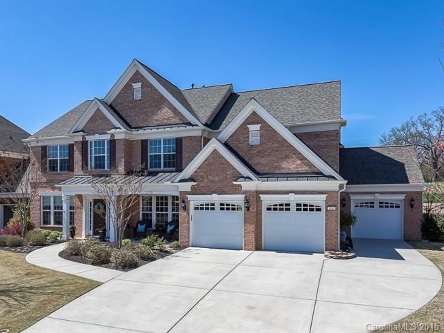 Beautiful Evanshire floorplan on cul de sac street in The Chimneys of Marvin. 4 side brick, 3 car garage, mature landscaped & fenced yard w/full irrigation & backyard water feature. Meticulously maintained & move in ready, this home boasts a large open floorplan, 1st flr guest suite w/full bath, dramatic 2 story grt rm, gourmet kitchen w/all the bells & whistles & double staircases. Upstairs the spacious master suite features a wet bar, luxury bath & additional office. Marvin Ridge Schools!