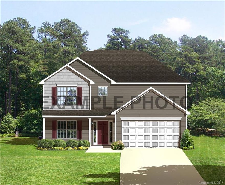 Diamond Series 2603-B NEW two-story home with two-car garage! The main floor has a nice open floor plan connecting the great room to the dinette and kitchen. The owner's suite is also on the main floor and has a private bathroom and a walk in closet! The 2nd floor includes 3 additional bedrooms, another full bath, and loft area! Completion date is May 2017. $95 holds the home with approved lender and attorney!