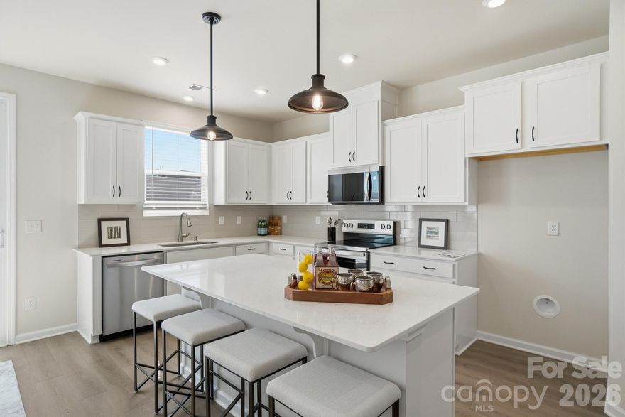 Welcome to the Briana, where space, light, and luxury come together in perfect harmony. Always built as a coveted end unit, this stunning townhome is bathed in natural light from extra windows, creating an airy, elevated feel from the moment you step inside.

With 3 spacious bedrooms, 2.5 designer-inspired baths, and 1,744 square feet of beautifully curated living space, the Briana offers the comfort of a single-family home with the ease and convenience of low-maintenance townhome living. The expansive open-concept main level is ideal for entertaining or unwinding in style, while the upstairs loft creates the perfect flex space for a home office, media lounge, or private retreat.

A rare 2-car garage, enhanced curb appeal, and thoughtful design throughout make this home feel truly premium — the kind of space that instantly feels like a lifestyle upgrade.

Located in The Townes at Cheyney, one of North Charlotte’s most desirable new communities, you’ll enjoy resort-style amenities, professionally maintained landscaping, and a connected, lock-and-leave lifestyle — all just minutes from Uptown Charlotte, Charlotte Douglas International Airport, and the best shopping and dining in Huntersville.

With quick access to I-485, I-77, and I-85, everything you love about Charlotte is right outside your door.

This is more than a home.
It’s where everyday living feels like a getaway.