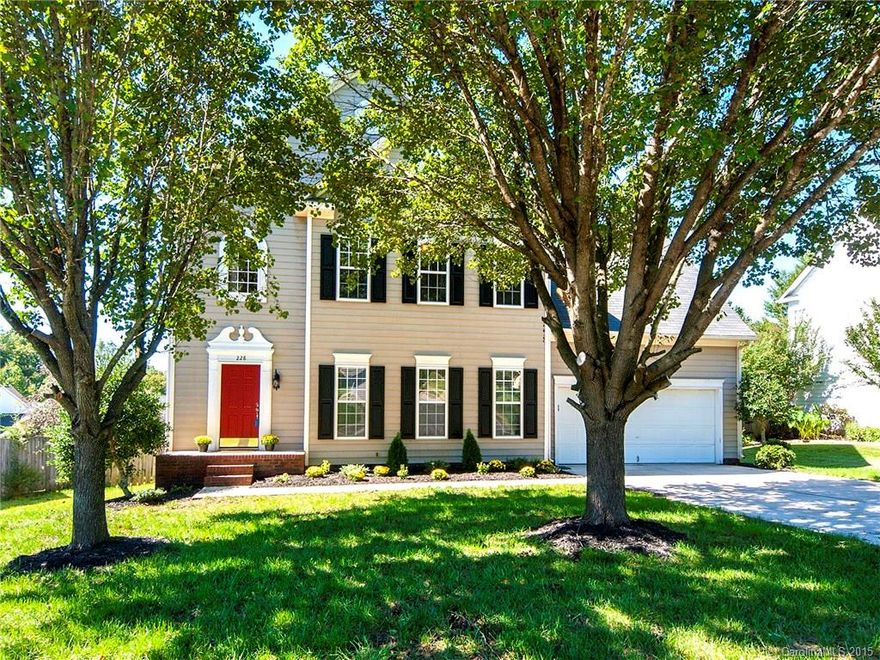 Grab your blanket, chair, & hot chocolate & relax on the patio in the fenced in back yard on a cool fall night. If it gets too cold, take in the view from the spacious sun room featuring vaulted ceilings & tile floors. Prepare meals in the kitchen with granite counter-tops, an island, & an open view to the family room. Gather with friends in the formal dining room with gorgeous wainscoting. Take a walk through this desirable neighborhood featuring 2 ponds, a playground, and trails!